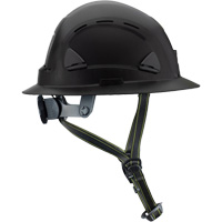 Casque Fibre Metal de style escalade avec bordure compl&egrave;te, R&eacute;pond aux normes CSA type 2, Suspension Rochet, Ventil&eacute; Brunswick Fyr & Safety