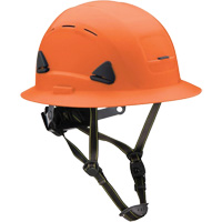 Casque Fibre Metal de style escalade avec bordure compl&egrave;te, R&eacute;pond aux normes CSA type 2, Suspension Rochet, Ventil&eacute; Brunswick Fyr & Safety