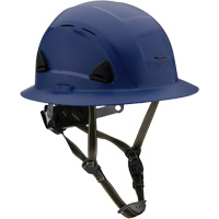 Casque Fibre Metal de style escalade avec bordure compl&egrave;te, R&eacute;pond aux normes CSA type 2, Suspension Rochet, Ventil&eacute; Brunswick Fyr & Safety