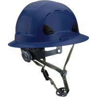 Casque Fibre Metal de style escalade avec bordure compl&egrave;te, R&eacute;pond aux normes CSA type 2, Suspension Rochet, Ventil&eacute; Brunswick Fyr & Safety