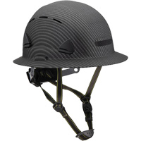 Casque Fibre Metal de style escalade avec bordure compl&egrave;te, R&eacute;pond aux normes CSA type 2, Suspension Rochet, Ventil&eacute; Brunswick Fyr & Safety