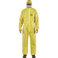 Combinaison AlphaTec 2300 STANDARD &agrave; coutures bord&eacute;es, mod&egrave;le 147, Petit, Jaune, Enduit de poly&eacute;thyl&egrave;ne/Polypropyl&egrave;ne Brunswick Fyr & Safety