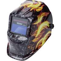 VIKING 1740 Ignition Auto-Darkening Welding Helmet, 3.78" L x 1.67" W View Area, 9 - 13 Shade Range Brunswick Fyr & Safety