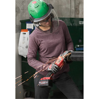 T-shirt hybride &agrave; manches longues FREEFLEX, Femmes, T-petit, Mauve Brunswick Fyr & Safety