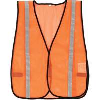 Compact Mesh Safety Vest, High Visibility Orange, Polyester Brunswick Fyr & Safety