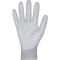 KnitActiv Electrostatic Dissipative Low-Linting White Gloves, 5, Polyurethane Coating, 13 Gauge, Nylon/Cotton Shell Brunswick Fyr & Safety