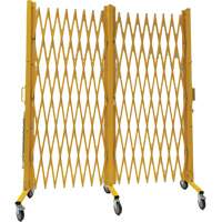 Barri&egrave;re extensible, 84" h x 20' lo, Jaune Brunswick Fyr & Safety