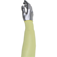 Kut Gard&reg; Single-Ply Cut-Resistant Sleeve, Aramid/ATA&reg;, 10", ASTM ANSI Level A4, Yellow Brunswick Fyr & Safety