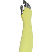 Kut Gard&reg; 2-Ply Cut-Resistant Sleeve with Thumb Hole, Aramid/ATA&reg;, 10", ASTM ANSI Level A6, Yellow Brunswick Fyr & Safety