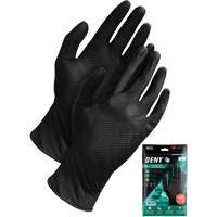 Deny&reg; Disposable Gloves, Small, Nitrile, 6-mil, Powder-Free, Black Brunswick Fyr & Safety