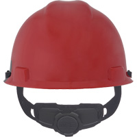 Specialty V-Gard&reg; Hard Hat, Ratchet Suspension, Black/Red Brunswick Fyr & Safety