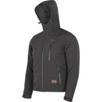 Veste chauffante Softshell, Hommes, Petit, Noir Brunswick Fyr & Safety