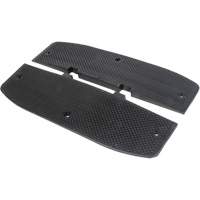 Speed Hump End Caps, Rubber, 2' L x 16" W x 1-1/4" H Brunswick Fyr & Safety