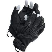 X-Site&reg; Impact Trigger Finger Gloves, Suede Palm, Size X-Small Brunswick Fyr & Safety