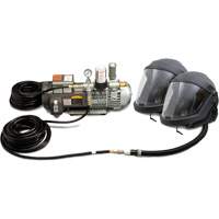 2-Worker DEFENDER Supplied Air Shield & Helmet System Brunswick Fyr & Safety