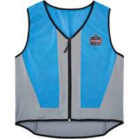 Veste de refroidissement &eacute;vaporatif Chill-Its 6667 avec fermeture &agrave; glissi&egrave;re, Moyen, Bleu Brunswick Fyr & Safety