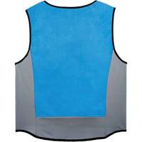 Veste de refroidissement &eacute;vaporatif Chill-Its 6667 avec fermeture &agrave; glissi&egrave;re, Moyen, Bleu Brunswick Fyr & Safety