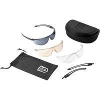 Gunfire 2.0 Ballistic Protection Safety Glasses Kit, Clear/Smoke/Copper Lens, Anti-Fog/Anti-Scratch, ANSI Z87+ Brunswick Fyr & Safety