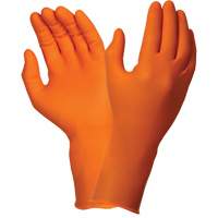 TOUCHNTUFF 93-800 Disposable Gloves, 6.5/7, Latex/Neoprene/Nitrile, 23.6-mil, Powder-Free, Orange Brunswick Fyr & Safety