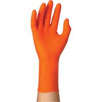 TOUCHNTUFF 93-800 Disposable Gloves, 6.5/7, Latex/Neoprene/Nitrile, 23.6-mil, Powder-Free, Orange Brunswick Fyr & Safety