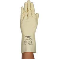 AlphaTec&reg; 87-137 Lightweight Natural Gloves, Size 7, 11.8" L, Rubber Latex, 16-mil Brunswick Fyr & Safety
