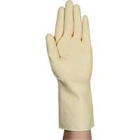 AlphaTec&reg; 87-137 Lightweight Natural Gloves, Size 7, 11.8" L, Rubber Latex, 16-mil Brunswick Fyr & Safety