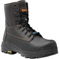 Metpro Flex Work Boots with Metguard, Leather, Size 4, Impermeable Brunswick Fyr & Safety