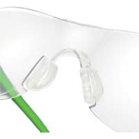 Adapt Lite Grey/Green Safety Glasses, Clear Lens, Anti-Fog/Anti-Scratch, ANSI Z87+/Meets/Exceeds CSA Z94.3 Brunswick Fyr & Safety