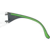 Adapt Lite Grey/Green Safety Glasses, Clear Lens, Anti-Fog/Anti-Scratch, ANSI Z87+/Meets/Exceeds CSA Z94.3 Brunswick Fyr & Safety