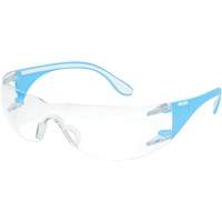 Adapt Lite Blue/White Safety Glasses, Clear Lens, Anti-Fog/Anti-Scratch, ANSI Z87+/Meets/Exceeds CSA Z94.3 Brunswick Fyr & Safety