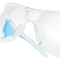 Adapt Lite Blue/White Safety Glasses, Clear Lens, Anti-Fog/Anti-Scratch, ANSI Z87+/Meets/Exceeds CSA Z94.3 Brunswick Fyr & Safety