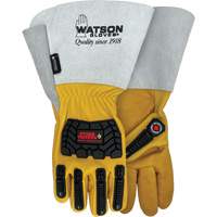 Storm Trooper Water-Resistant Gloves, Small, Cowhide Palm, Gauntlet Cuff Brunswick Fyr & Safety