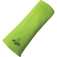 Manchette r&eacute;sistante &agrave; la coupe Cut-X, Fibre de verre/Poly&eacute;thyl&egrave;ne, 10", ASTM ANSI niveau A4, Lime haute visibilit&eacute; Brunswick Fyr & Safety