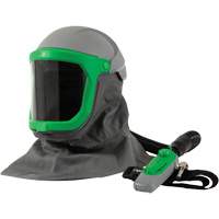 Z-Link Respirator with Safety Lens, FR Shoulder Cape, Breathing Tube & C40, Facepiece Respirator/Welding Helmet Brunswick Fyr & Safety