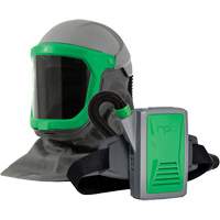 Z-Link Powered Air Respirator with Zytec FR Shoulder Cape, Facepiece Respirator/Welding Helmet Brunswick Fyr & Safety
