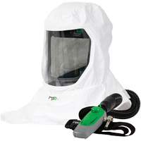 T-Link Respirator with Bump Cap, Breathing Tube & C40, Loose Fitting Hood & Faceshield Brunswick Fyr & Safety