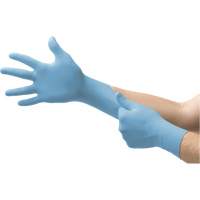 MICROFLEX 92-134 Versatility Disposable Gloves, 5.5/6/X-Small, Nitrile, 2.76-mil/3.94-mil, Powder-Free, Blue, Class 2 Brunswick Fyr & Safety