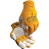 Caiman&reg; Premium TIG/MIG Welder's Gloves with Hook & Loop Closure, Split Cowhide, Size Medium Brunswick Fyr & Safety