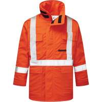 Avenger 9 oz High-Visibility Insulated Parka, Style 515, Men's, X-Small, Orange Brunswick Fyr & Safety