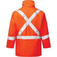 Avenger 9 oz High-Visibility Insulated Parka, Style 515, Men's, X-Small, Orange Brunswick Fyr & Safety