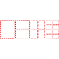 WHMIS Labels 400/Pkg, Paper, Roll, 5-1/2" L x 4-1/4" W Brunswick Fyr & Safety