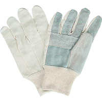 Standard-Duty Work Gloves, Large, Split Cowhide Palm SM572 | Brunswick Fyr & Safety