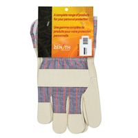 Abrasion-Resistant Comfort Fitters Glove, Large, Grain Pigskin Palm, Cotton Inner Lining Brunswick Fyr & Safety