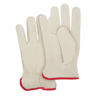 Close-Fit Driver's Gloves, 2X-Large, Grain Cowhide Palm Brunswick Fyr & Safety
