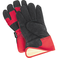 Superior Warmth Winter-Lined Fitters Gloves, Large, Split Cowhide Palm, Thinsulate™ Inner Lining SM609 | Brunswick Fyr & Safety
