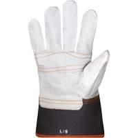 Endura<sup>®</sup> Sweat-Absorbing Gloves, Large, Grain Cowhide Palm, Cotton Inner Lining SN249 | Brunswick Fyr & Safety