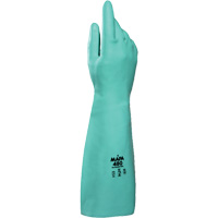 Gants &agrave; prise &agrave; motif en Z Ultranil 480, Taille Petit/7, 18" lo, Nitrile, 22 mils Brunswick Fyr & Safety