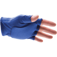 Doublures antichocs pour gants sans doigts, main droite, 6/T-petit, Paume en Synth&eacute;tique, Poignet &agrave; enfiler Brunswick Fyr & Safety