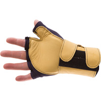 Premium Impact & Repetitive Strain Protective Right-Hand Glove, Size X-Small, Grain Leather Palm Brunswick Fyr & Safety