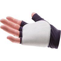 Palm/Side Fingerless Protection Gloves - Right, X-Small, Suede Palm, Slip-On Cuff Brunswick Fyr & Safety